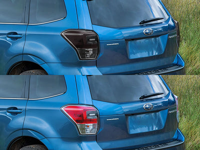 forester Before and After Smoked Taillights