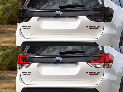 forester Before and After Smoked Taillights