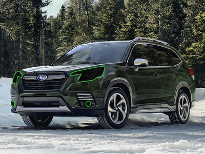 subaru forester 2022-2024 Headlight Tint Location
