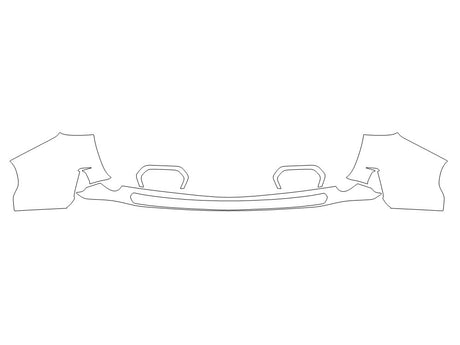 forester 3M Clear Bra Door Cup Precut PPF Diagram