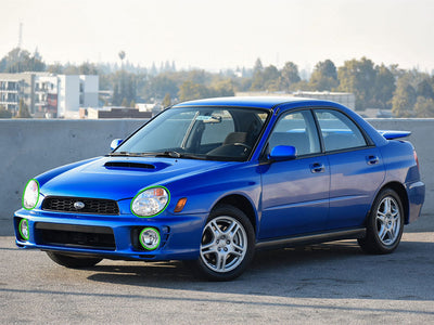 subaru impreza 2002-2003 Headlight Protection Installation Location