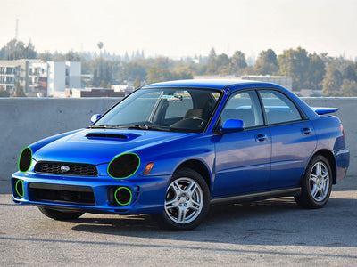 subaru impreza 2002-2003 Headlight Tint Location