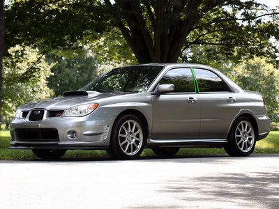 subaru impreza 2002-2007 (sti / wrx) Pillar Post Trim Installation Location