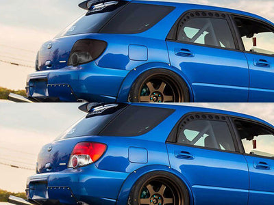 impreza (hatchback) Before and After Smoked Taillights