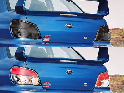 impreza (sedan) Before and After Smoked Taillights
