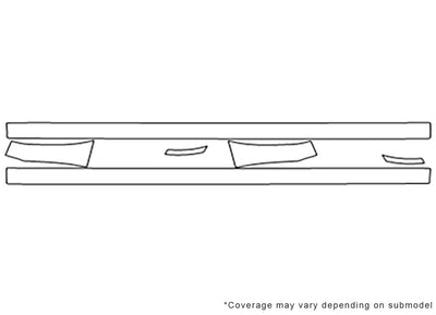 impreza Avery Dennison Clear Bra Door Cup Precut PPF Diagram