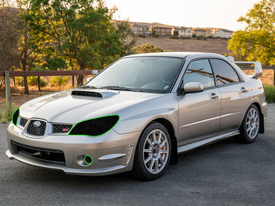 subaru impreza 2006-2007 Headlight Tint Location