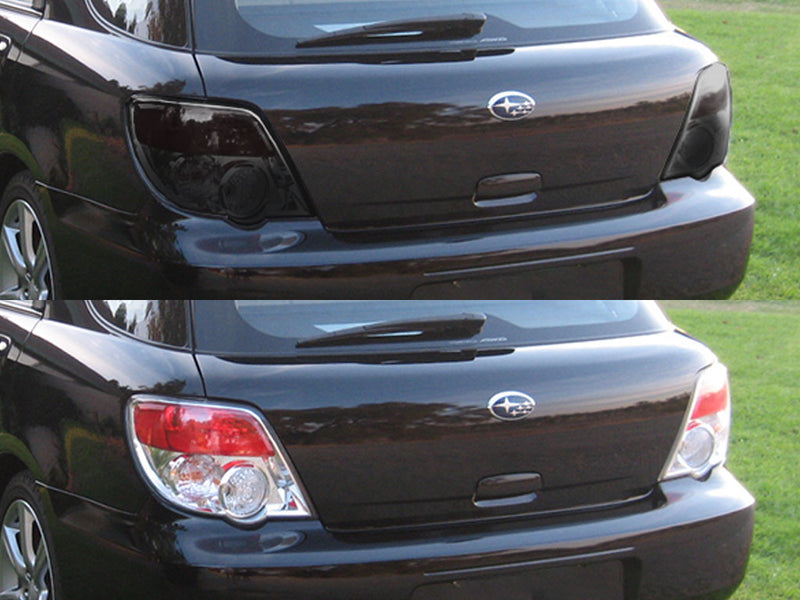 impreza (hatchback) Before and After Smoked Taillights