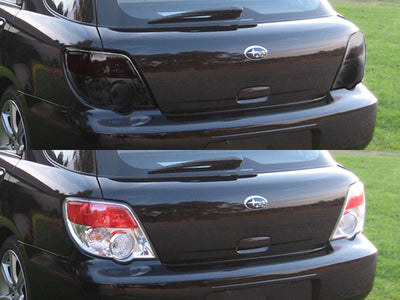 impreza (hatchback) Before and After Smoked Taillights