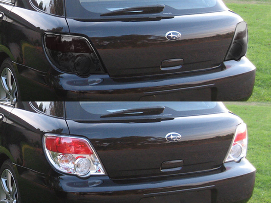 impreza (hatchback) Before and After Smoked Taillights