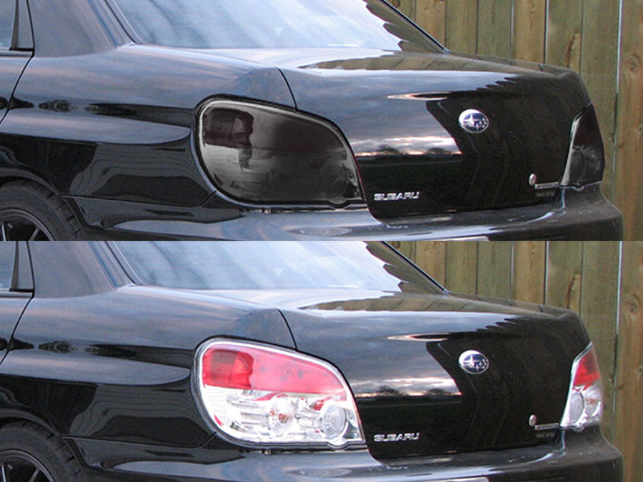 impreza (sedan) Before and After Smoked Taillights