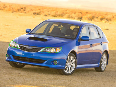 subaru impreza 2008-2009 Headlight Protection Installation Location
