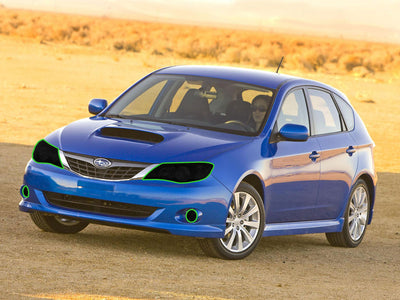 subaru impreza 2008-2009 Headlight Tint Location