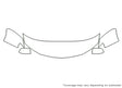 impreza 3M Clear Bra Hood Precut PPF Diagram