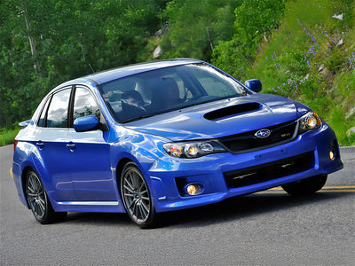 subaru impreza 2008-2011 (sedan / wagon) Brushed Aluminum Black Pillar Trim
