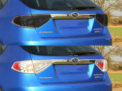 impreza (hatchback) Before and After Smoked Taillights