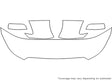 impreza 3M Clear Bra Hood Precut PPF Diagram