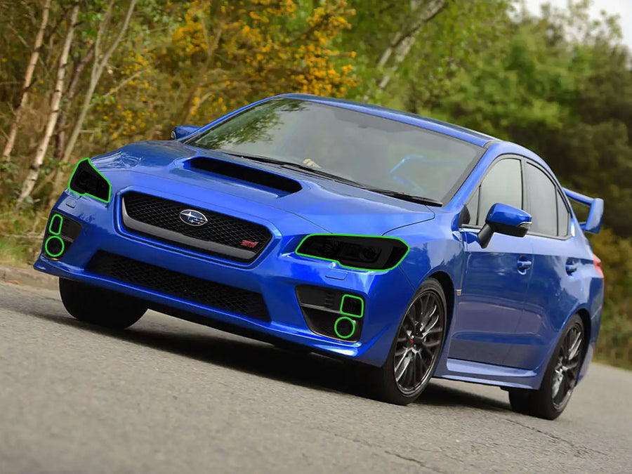 subaru impreza 2015-2021 (wrx / sti) Headlight Tint Location
