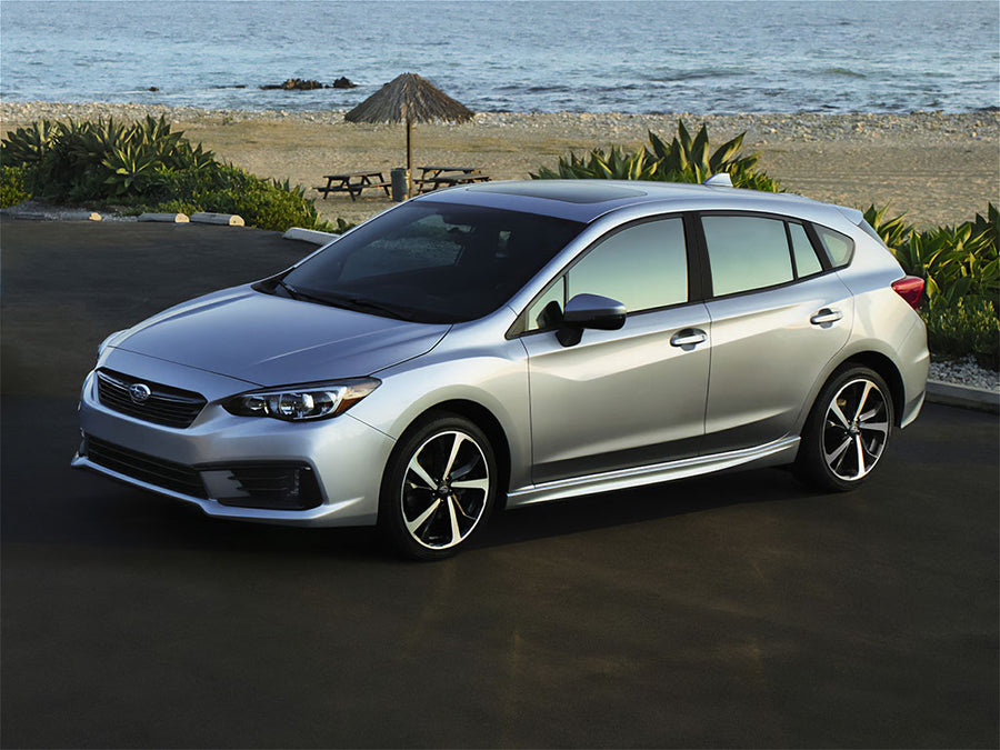 subaru impreza 2017-2020 (hatchback) Piano Black Pillar Trim