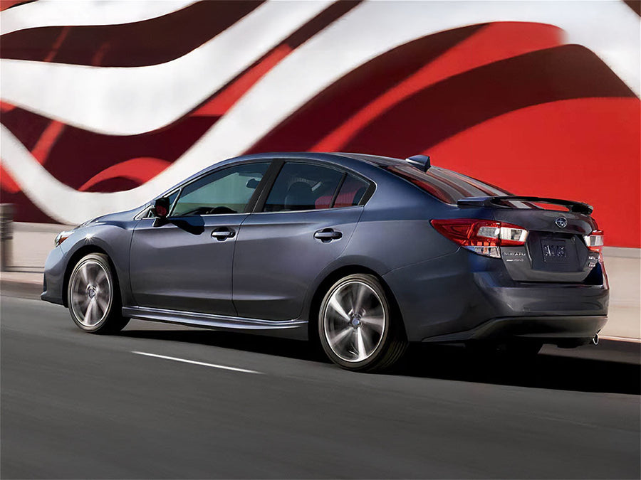 subaru impreza 2017-2023 (sedan) Matte Black Pillar Trim