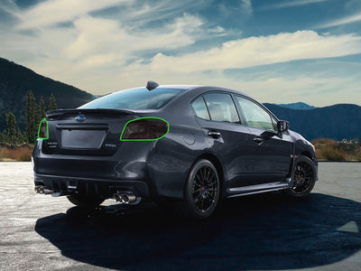 impreza (sedan) Tail Light Tint Installation Points