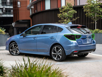 impreza (hatchback) Tail Light Tint Installation Points