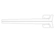 impreza Avery Dennison Clear Bra Door Cup Precut PPF Diagram