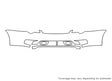 legacy Avery Dennison Clear Bra Bumper Precut PPF Diagram
