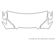 legacy Avery Dennison Clear Bra Hood Precut PPF Diagram