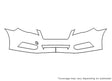 legacy Avery Dennison Clear Bra Bumper Precut PPF Diagram