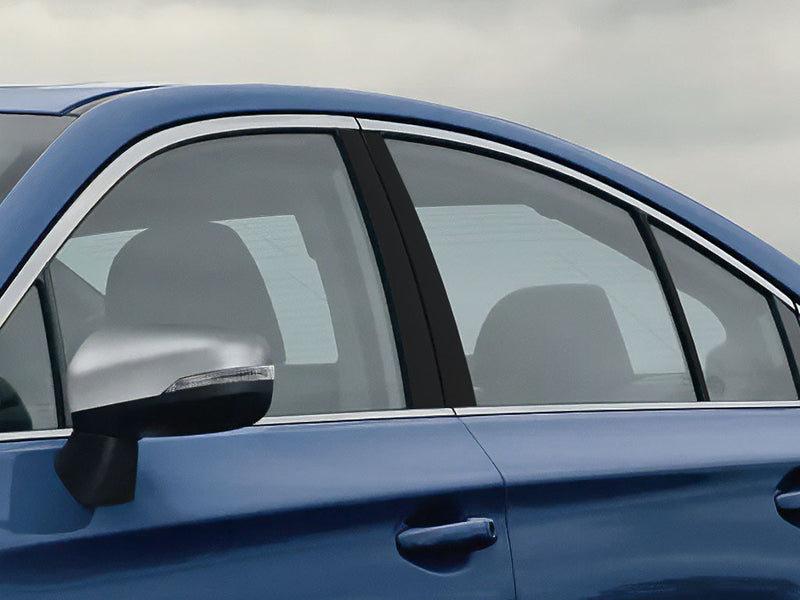 subaru legacy 2015-2019 Matte Black Pillar Cover Diagram