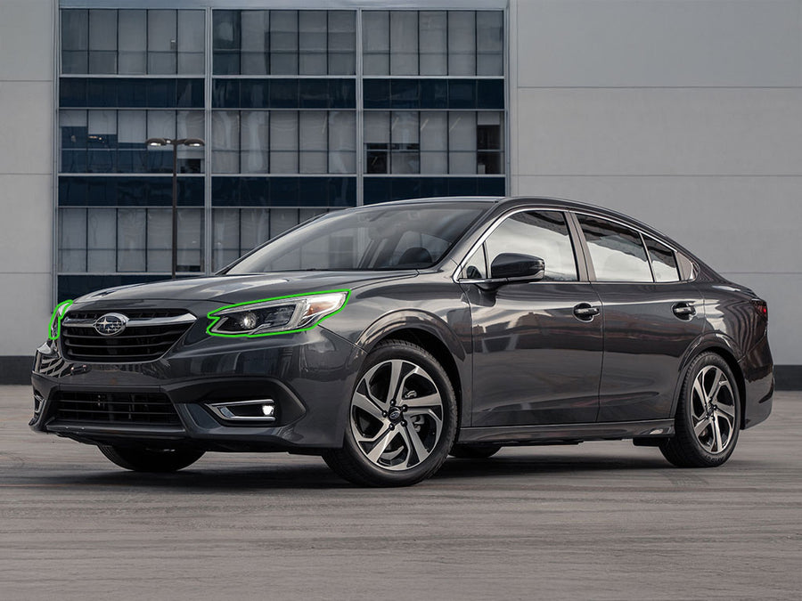 subaru legacy 2020-2022 Headlight Protection Installation Location