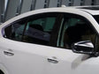 subaru legacy 2020-2024 Brushed Aluminum Black Pillar Cover Diagram