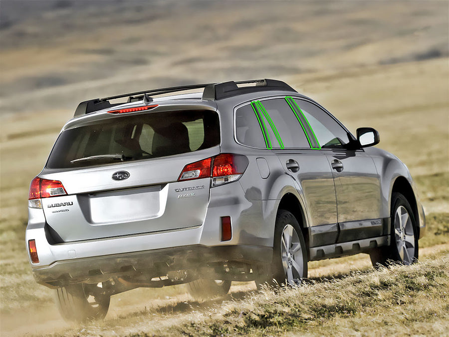 subaru outback 2010-2014 Pillar Post Trim Installation Location