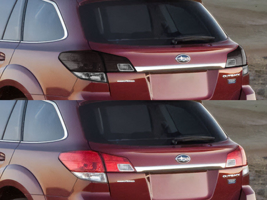 outback Before and After Smoked Taillights
