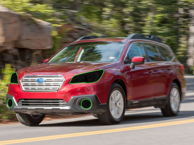 subaru outback 2015-2017 Headlight Tint Location