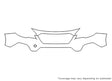 outback 3M Clear Bra Bumper Precut PPF Diagram