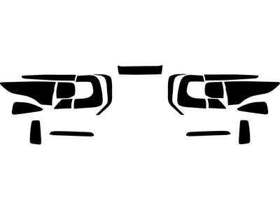 outback Precut Tail Light Tint Diagram