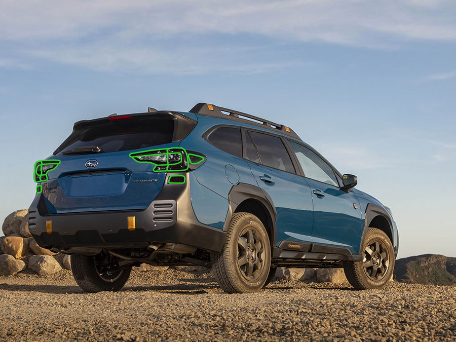 outback Tail Light Tint Installation Points