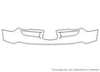 tribeca 3M Clear Bra Bumper Precut PPF Diagram