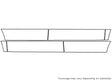 tribeca 3M Clear Bra Door Cup Precut PPF Diagram