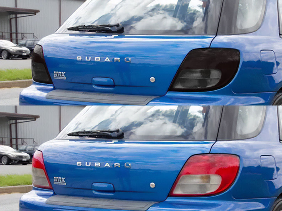 wrx (hatchback) Before and After Smoked Taillights
