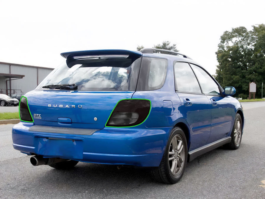wrx (hatchback) Tail Light Tint Installation Points