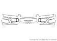 wrx Avery Dennison Clear Bra Bumper Precut PPF Diagram