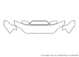 wrx Avery Dennison Clear Bra Hood Precut PPF Diagram