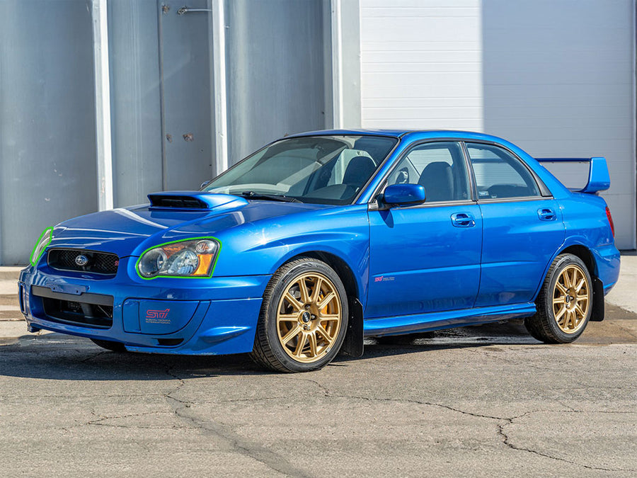subaru wrx 2004-2005 Headlight Protection Installation Location