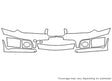 wrx 3M Clear Bra Bumper Precut PPF Diagram