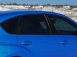 subaru wrx 2008-2011 Brushed Aluminum Black Pillar Cover Diagram