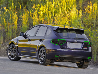 wrx (hatchback) Tail Light Tint Installation Points