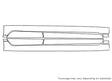 wrx Avery Dennison Clear Bra Door Cup Precut PPF Diagram